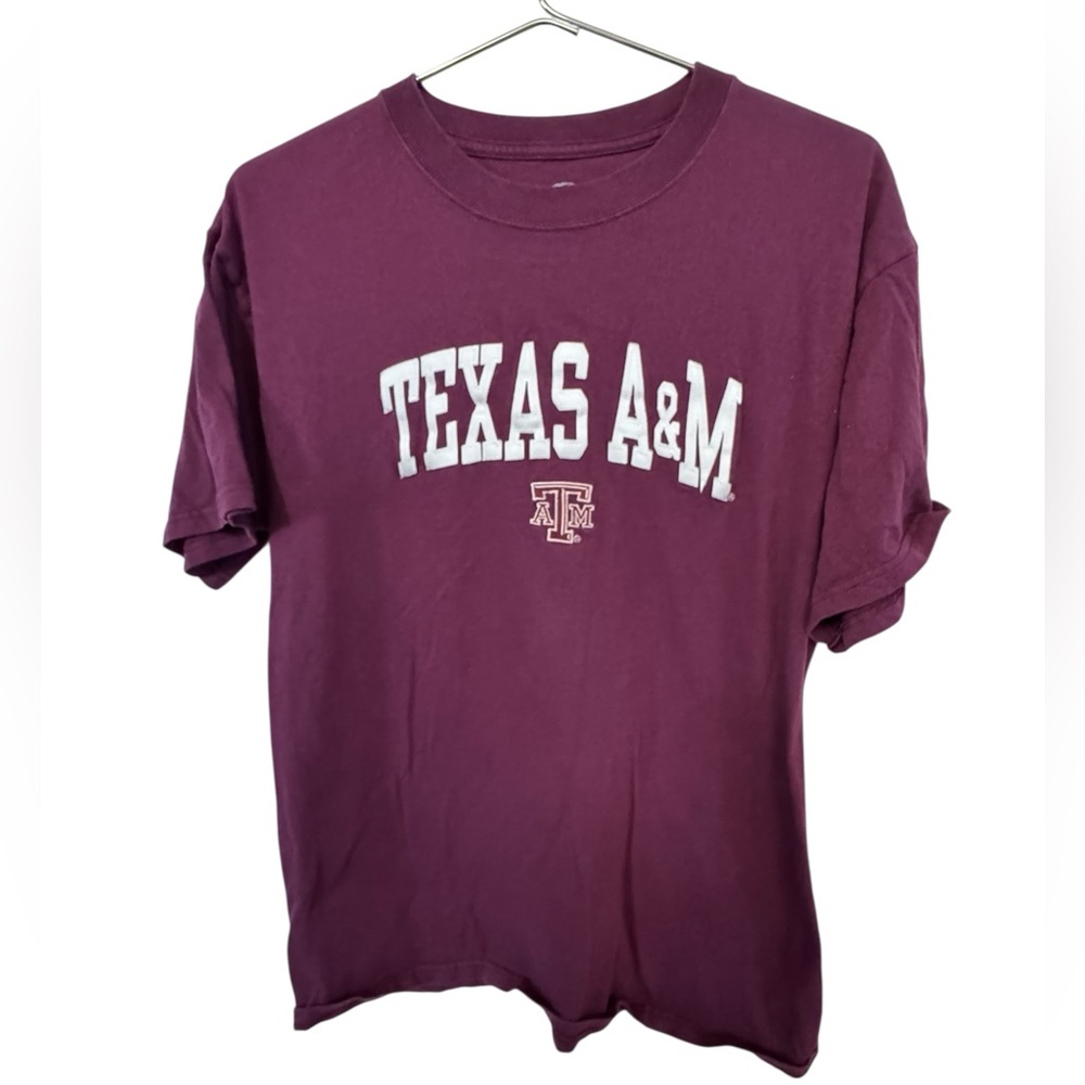 Vintage Texas A&M University College Football Maroon Men’s L T-Shirt